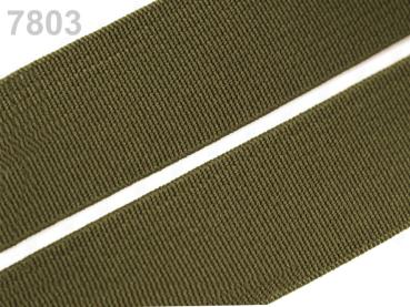 Gummiband Olivgrün 2 cm Breite